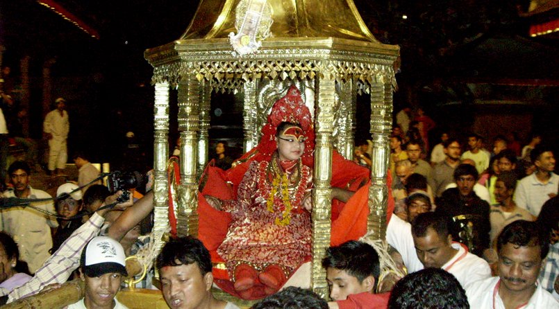 Nepal Royal Kumari, the living Goddess Tour