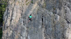 Rock climbing