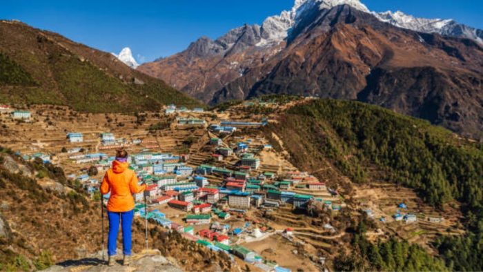 Everest base camp trek